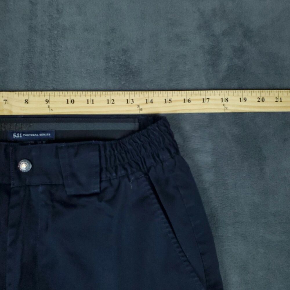 5.11 Tactical Pants Mens 32x34 Cargo Navy Blue Workwear Utility Pockets Uniform - Picture 7 of 15